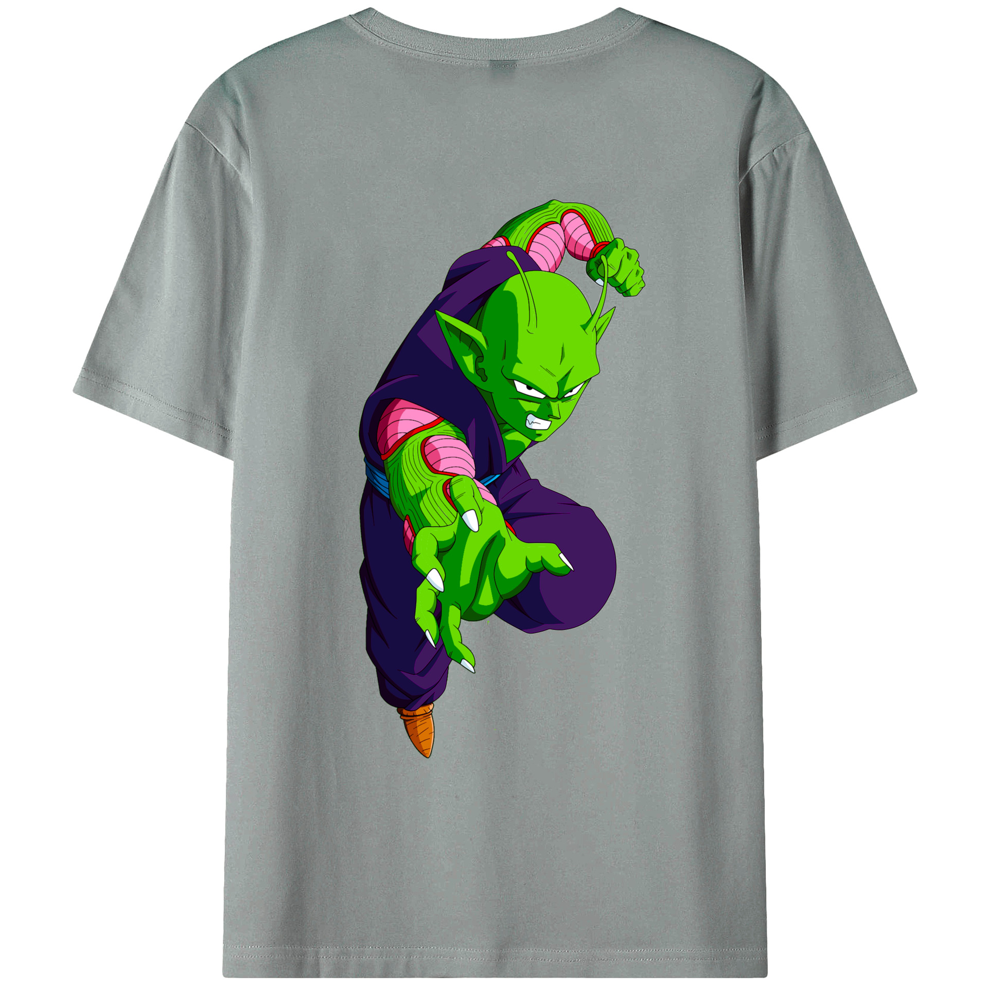 （画像用） ドラゴンボール ピッコロ DRAGON BALL Piccolo 綿100％ メンズ半袖Tシャツ（バックプリント） 通気性